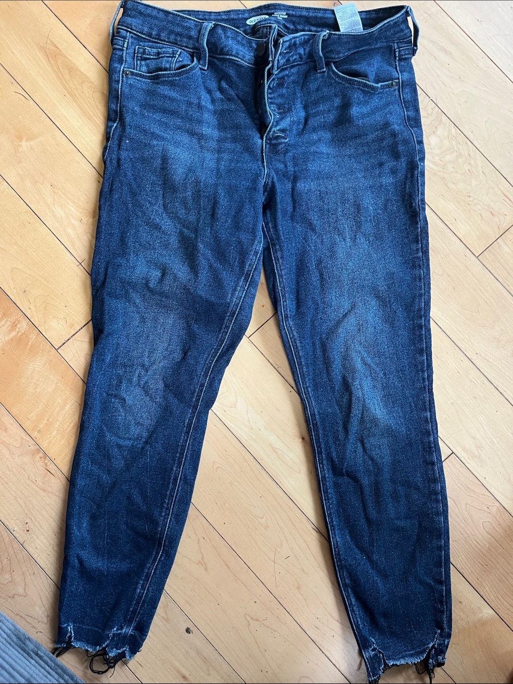 Old Navy Dark Blue Cropped Ankle Jeans